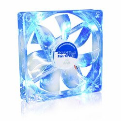 AABCOOLING Super Silent Fan 12 BLAU LED PC Gehäuse LÜFTER 120mm, Kühler, 13,9dB