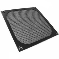 AABCOOLING - "Aluminium Lüfter Filter / Grill 120mm - schwarz"